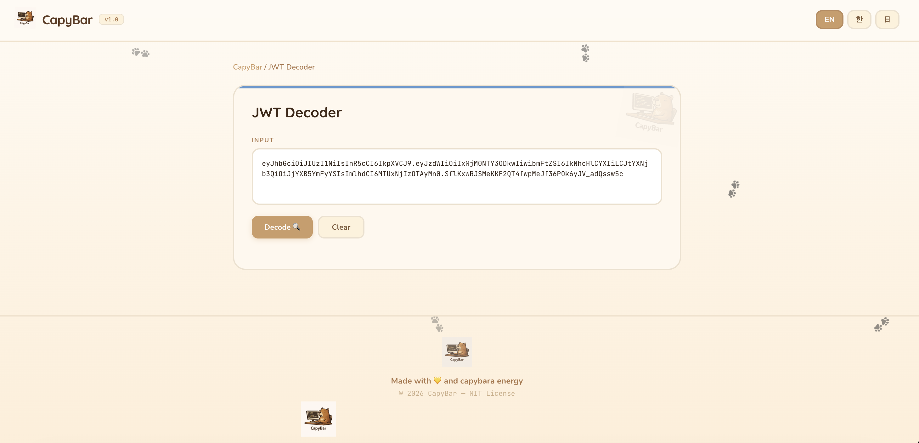 CapyBar screenshot 4