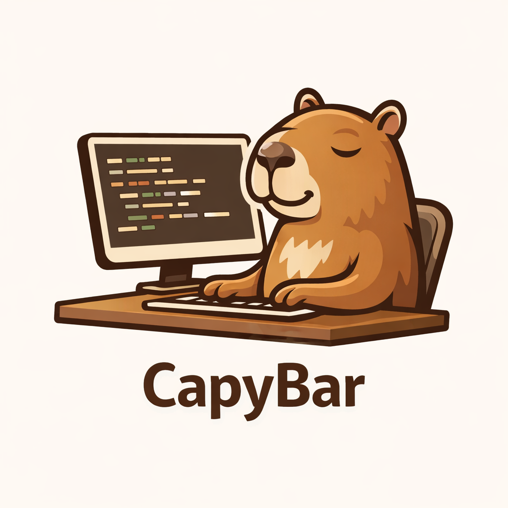 CapyBar screenshot 1