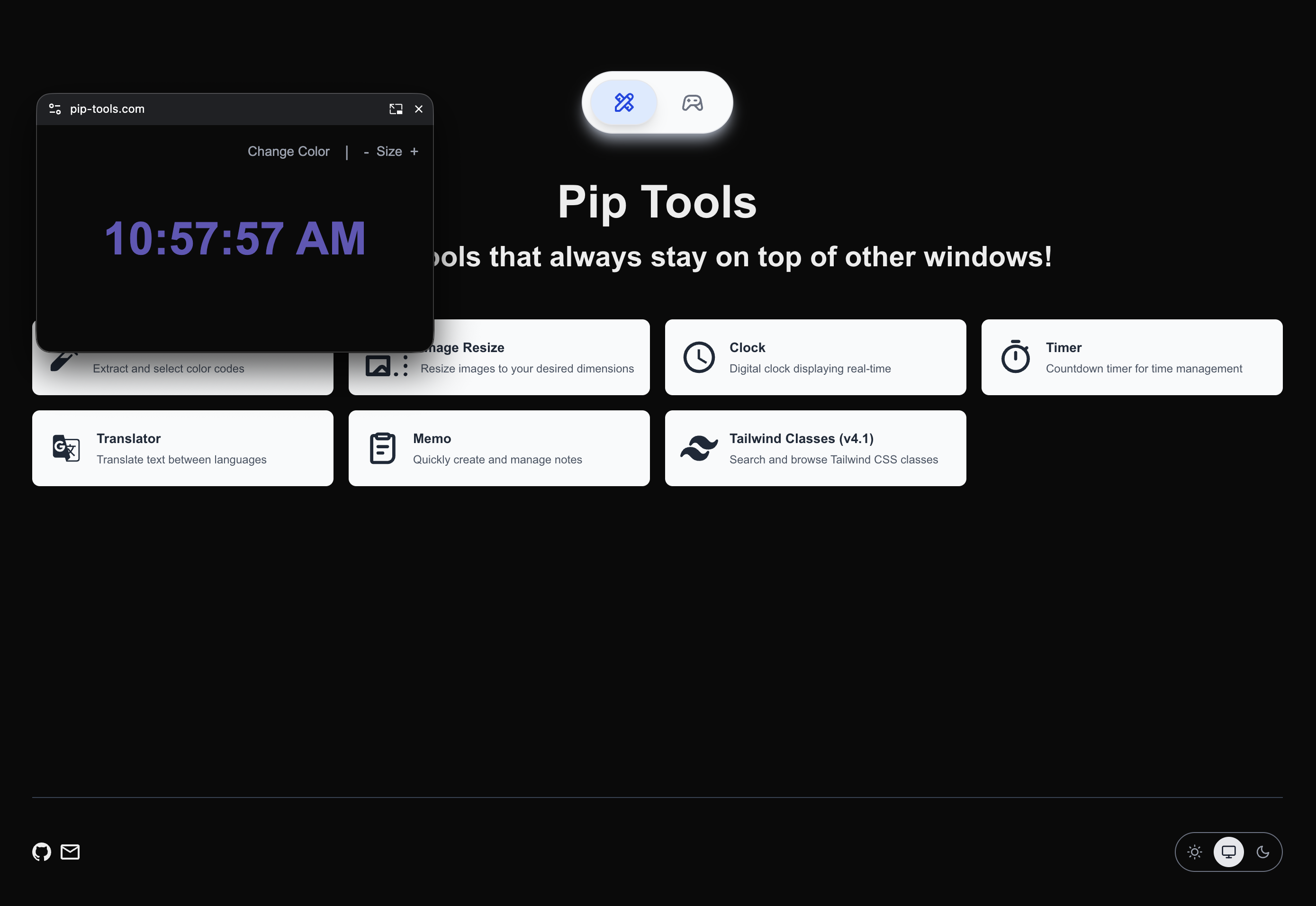 PIP Tools screenshot 2