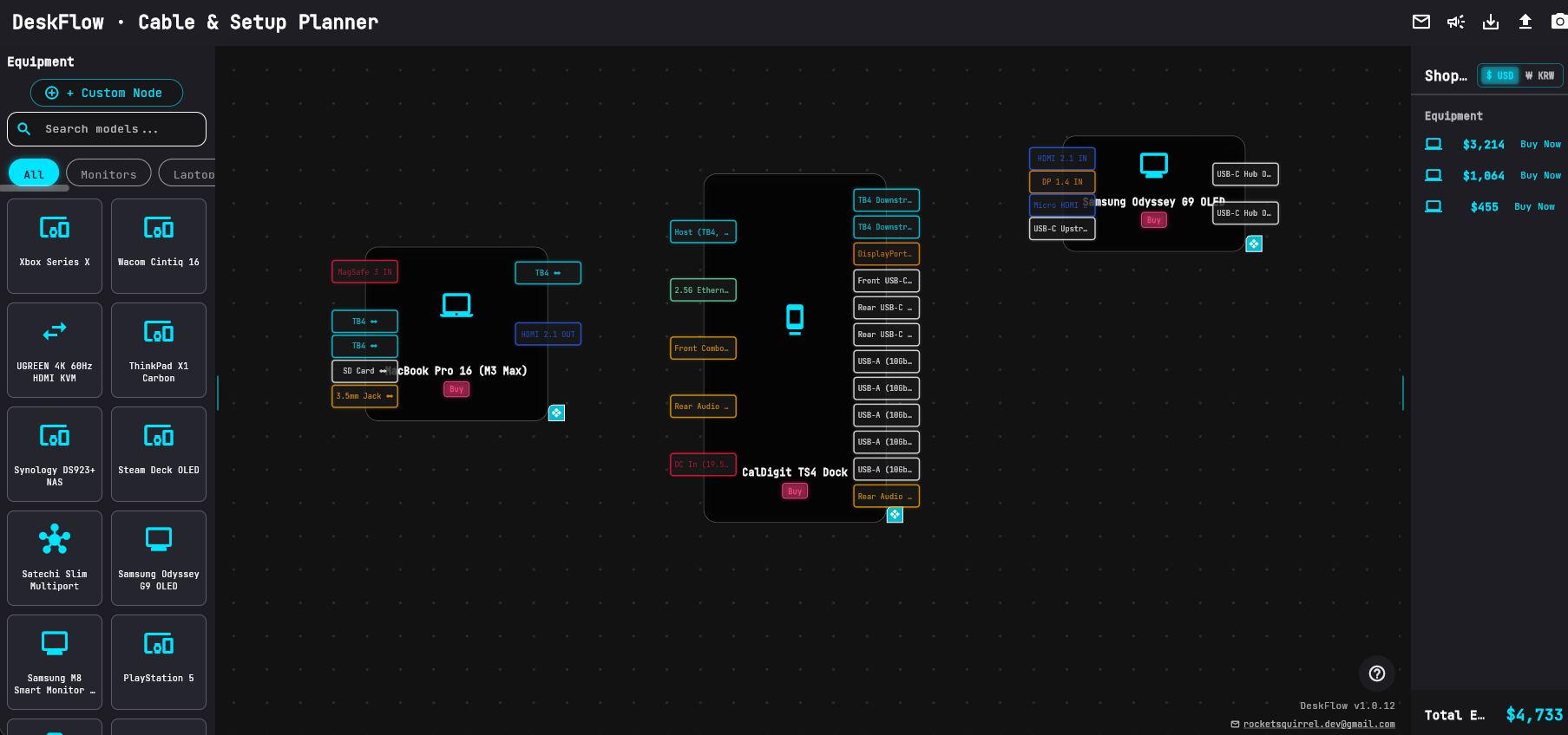 DESKFLOW screenshot 2
