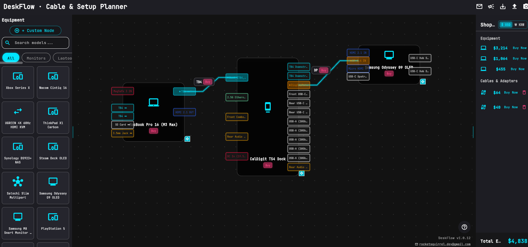 DESKFLOW screenshot 1